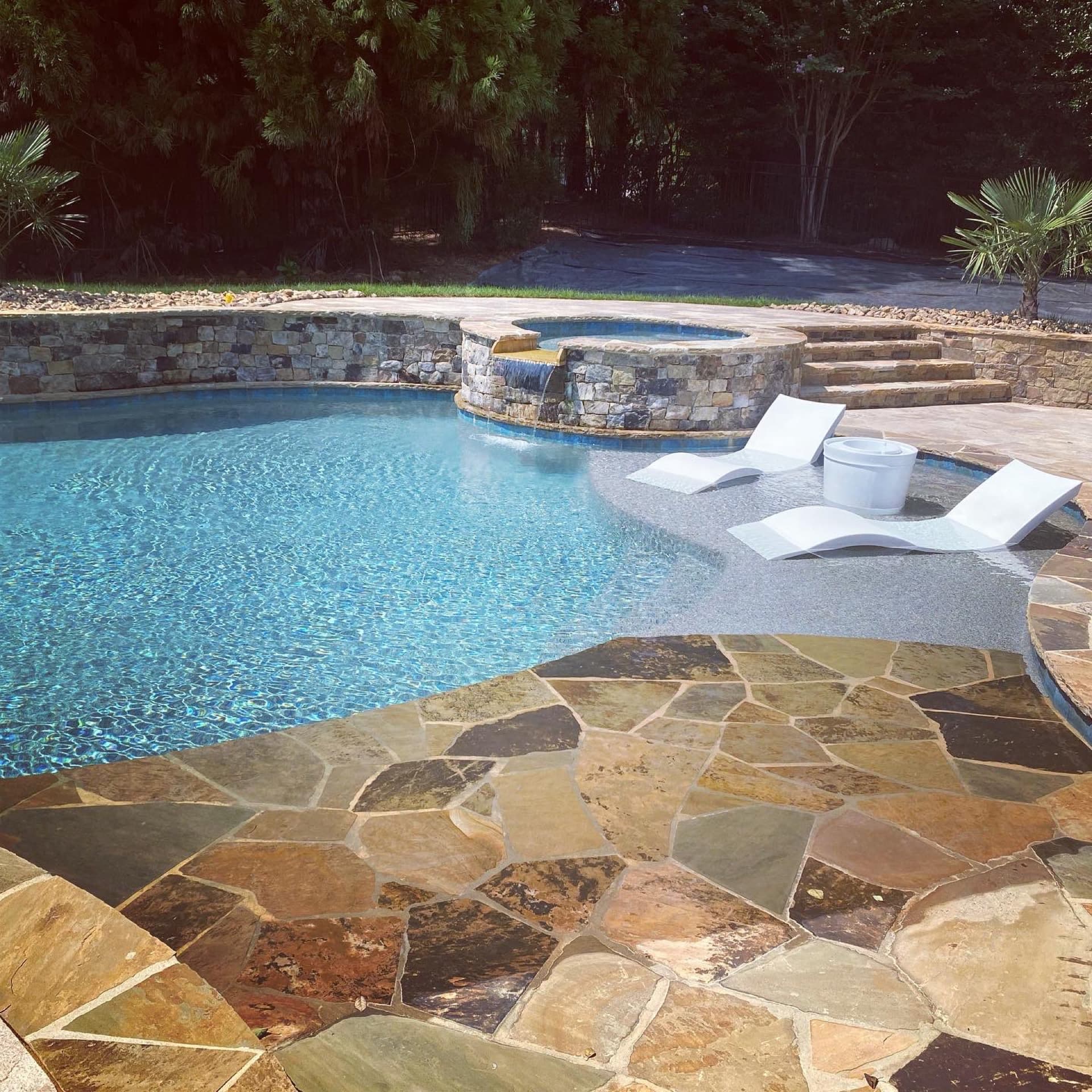 Modern Geometric Pool