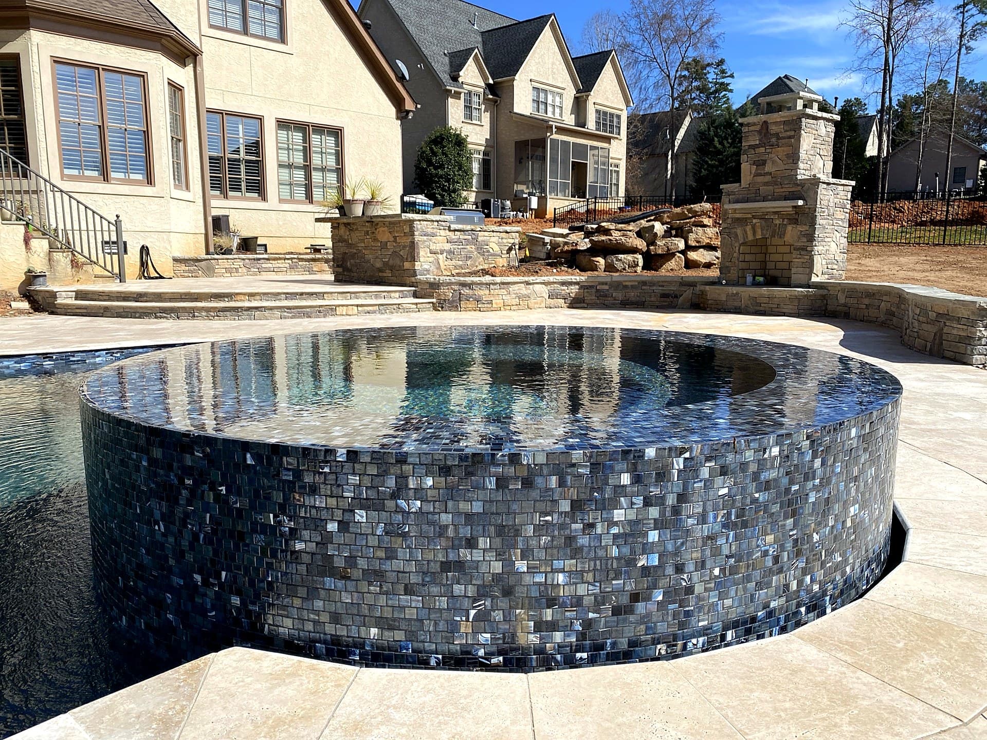 Natural Stone Waterfall