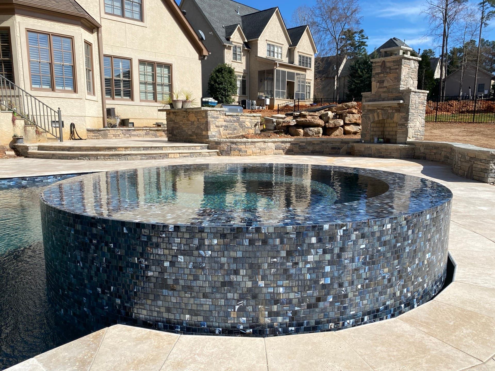 Natural Stone Waterfall