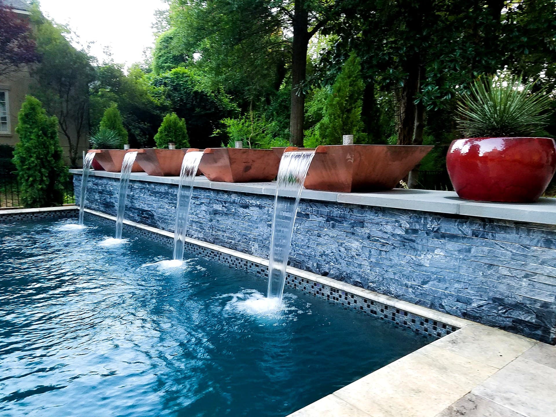 Custom pool construction in Indian Trail